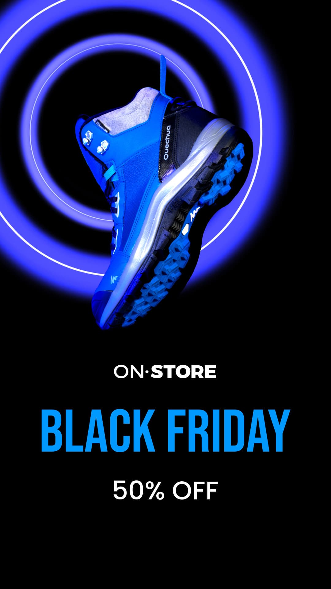 Blue Electric Shoes Black Friday Animated-1080x1920px-Story