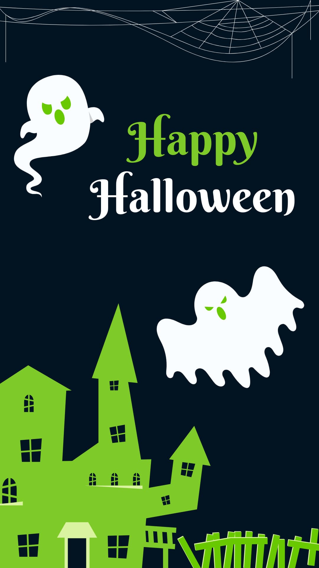 Happy Halloween with Ghosts-1080x1920px-Story