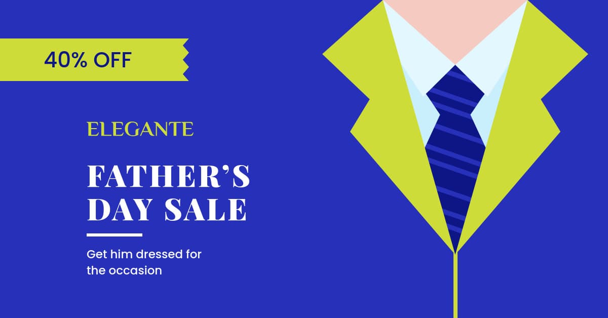 Elegant Father's Day Blue Sale-1200x628px-FacebookSponsoredMessage