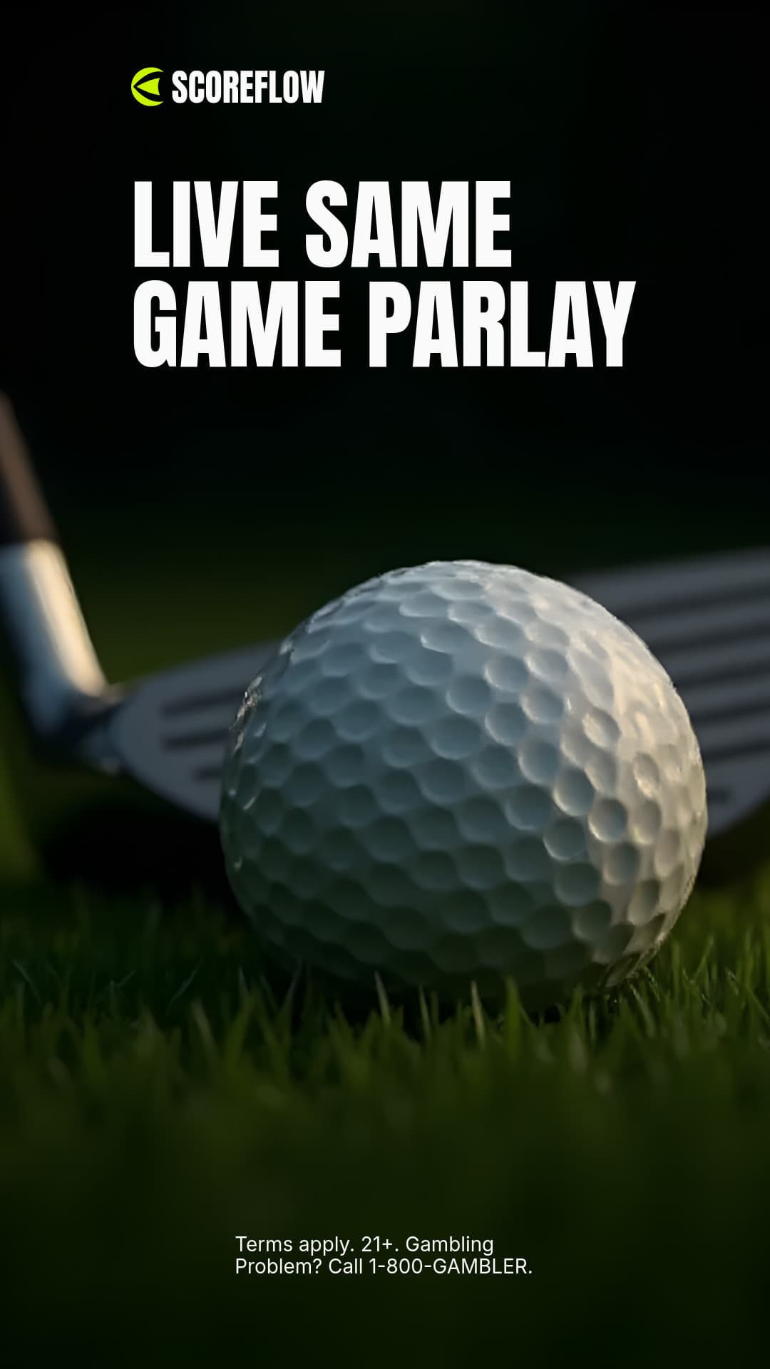 Live Game Parlay Golf Scoreflow Betting Animated-1080x1920px-Story