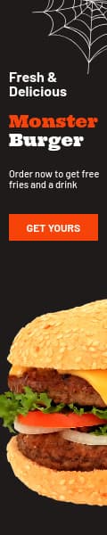Halloween Monster Burger Sale-120x600px-Skyscraper