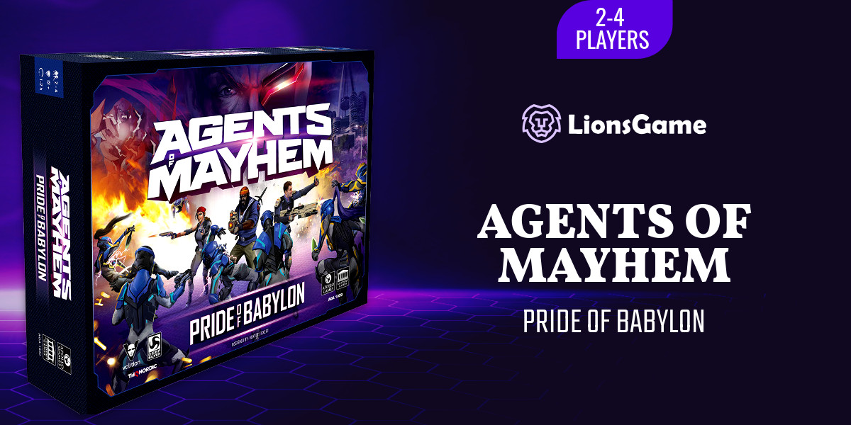 Purple Board Game Agents of Mayhem Animated-1200x600px-TwitterImagePost