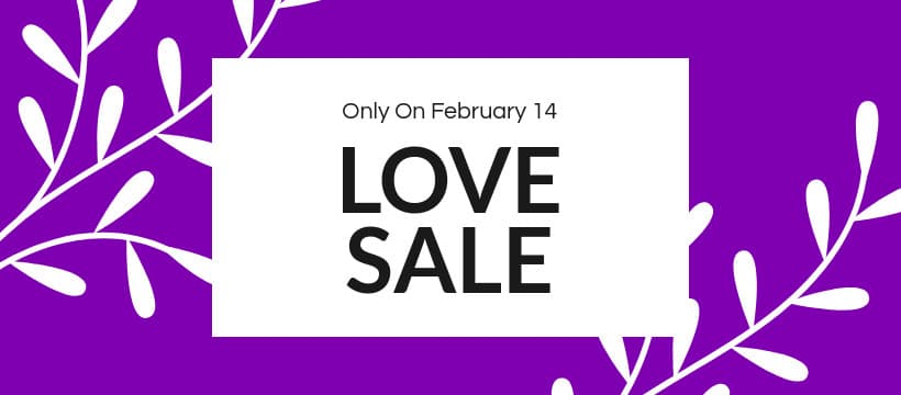Valentine's Day Purple Love Sale-820x360px-FacebookCover