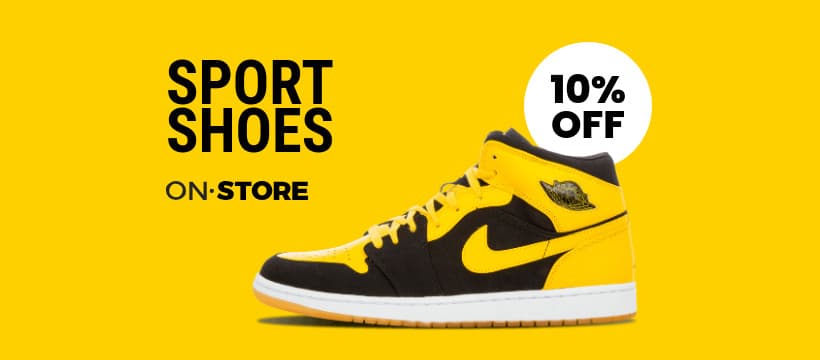 Yellow Sport Shoes Store Deal Animated-820x360px-FacebookCover