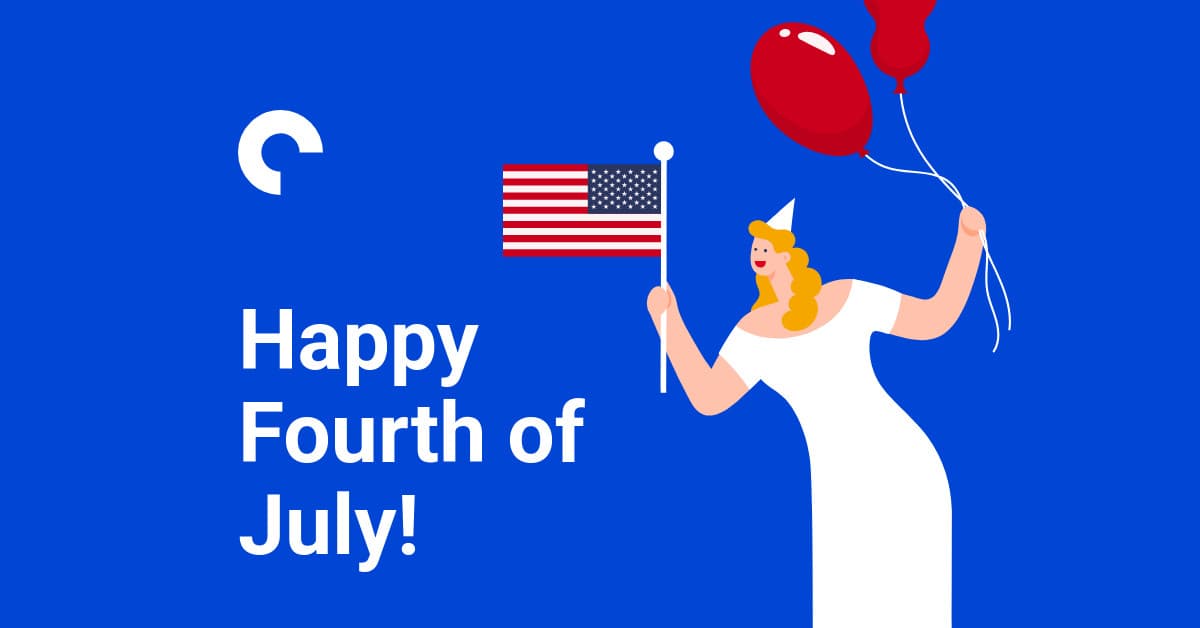 Happy Fourth of July Festive Woman Illustration-1200x628px-FacebookSponsoredMessage