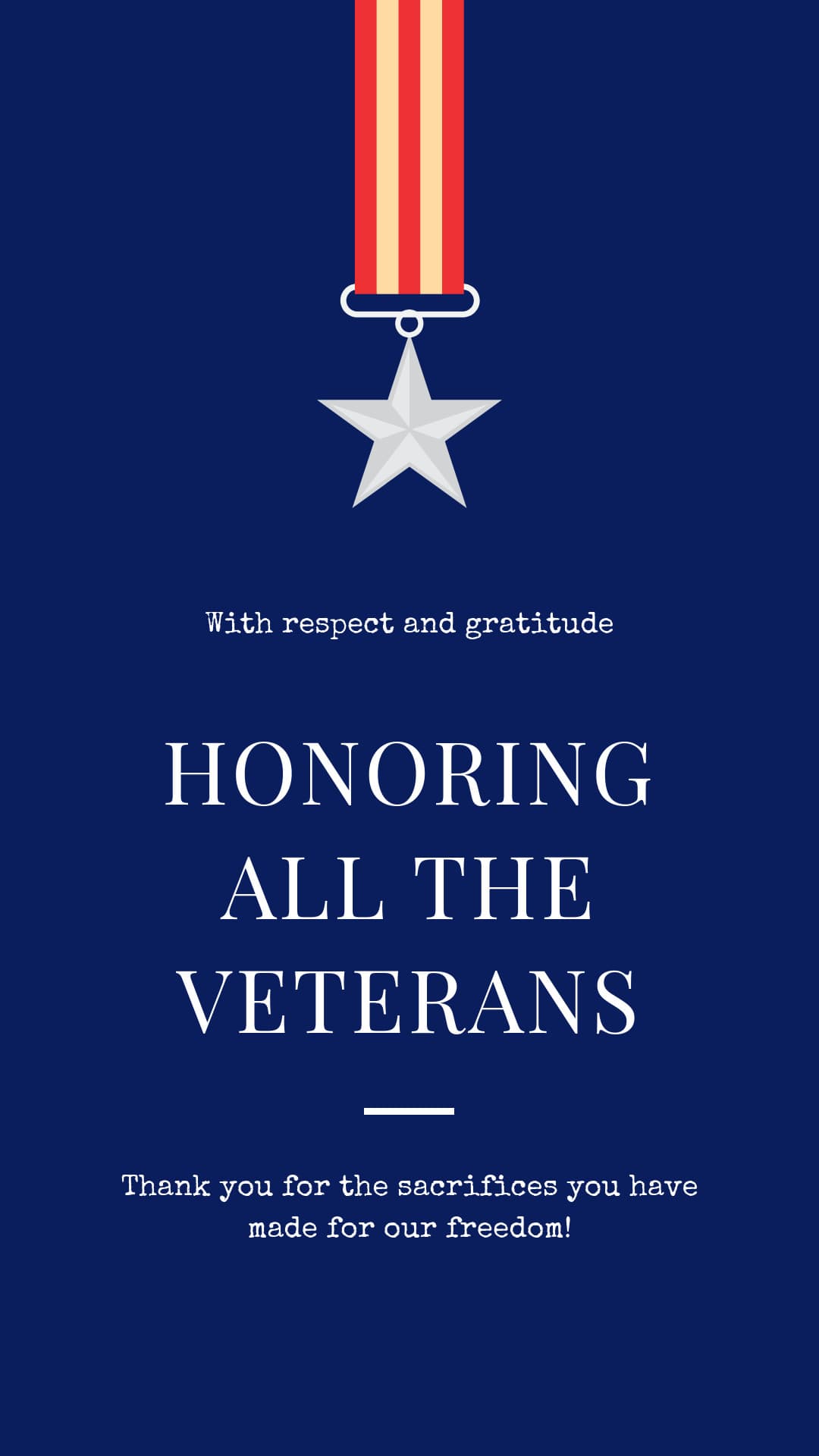Veterans Day Honoring All With Respect-1080x1920px-Story