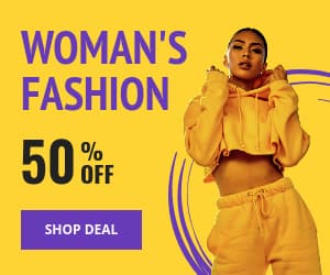Yellow Purple Woman's Fashion Deal Animated-300x250px-MediumRectangle