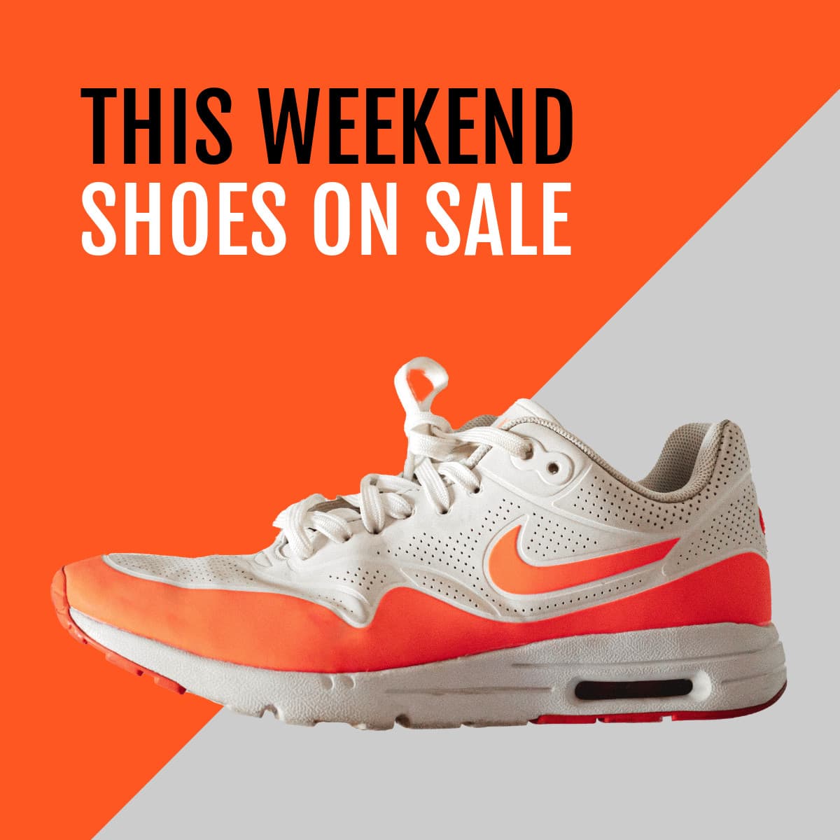 Orange Shoes on Sale This Weekend Animated-1200x1200px-FacebookSquarePost