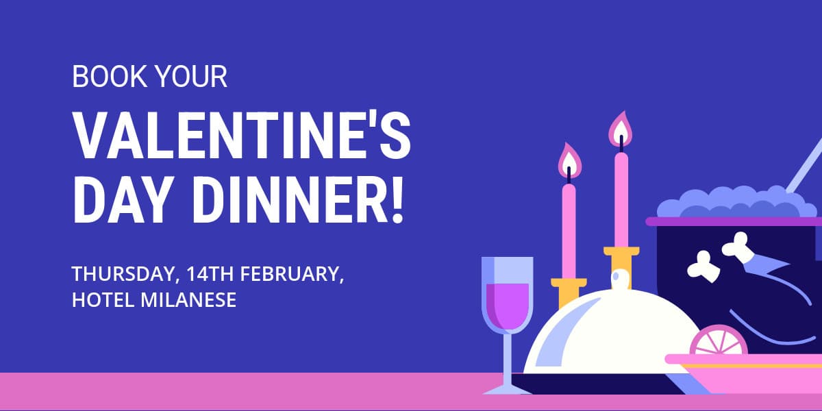 Valentine's Day Dinner Illustration-1200x600px-TwitterImagePost