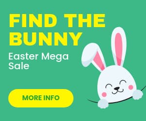 Find the Bunny Easter Mega Sale-300x250px-MediumRectangle