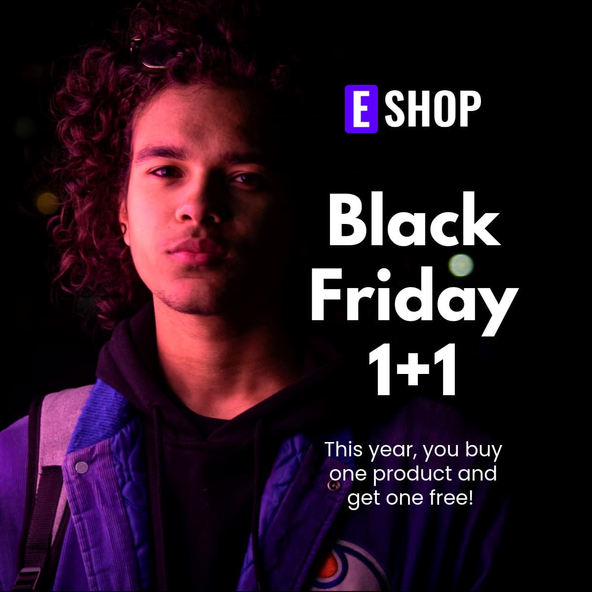One Plus One Black Friday Animated-1200x1200px-FacebookSquarePost