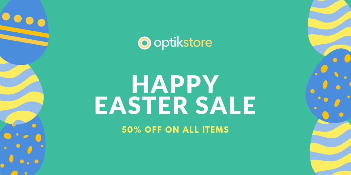 Happy Easter Sale Colored Eggs-1200x600px-TwitterImagePost