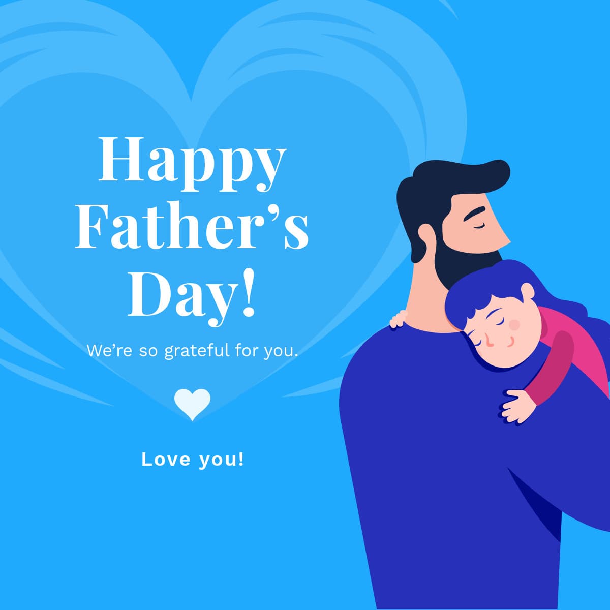 Happy Blue Father's Day Daughter-1200x1200px-FacebookSquarePost