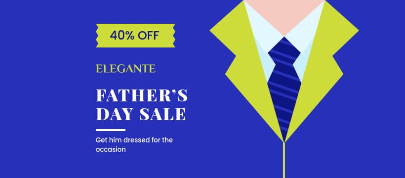 Elegant Father's Day Blue Sale-820x360px-FacebookCover