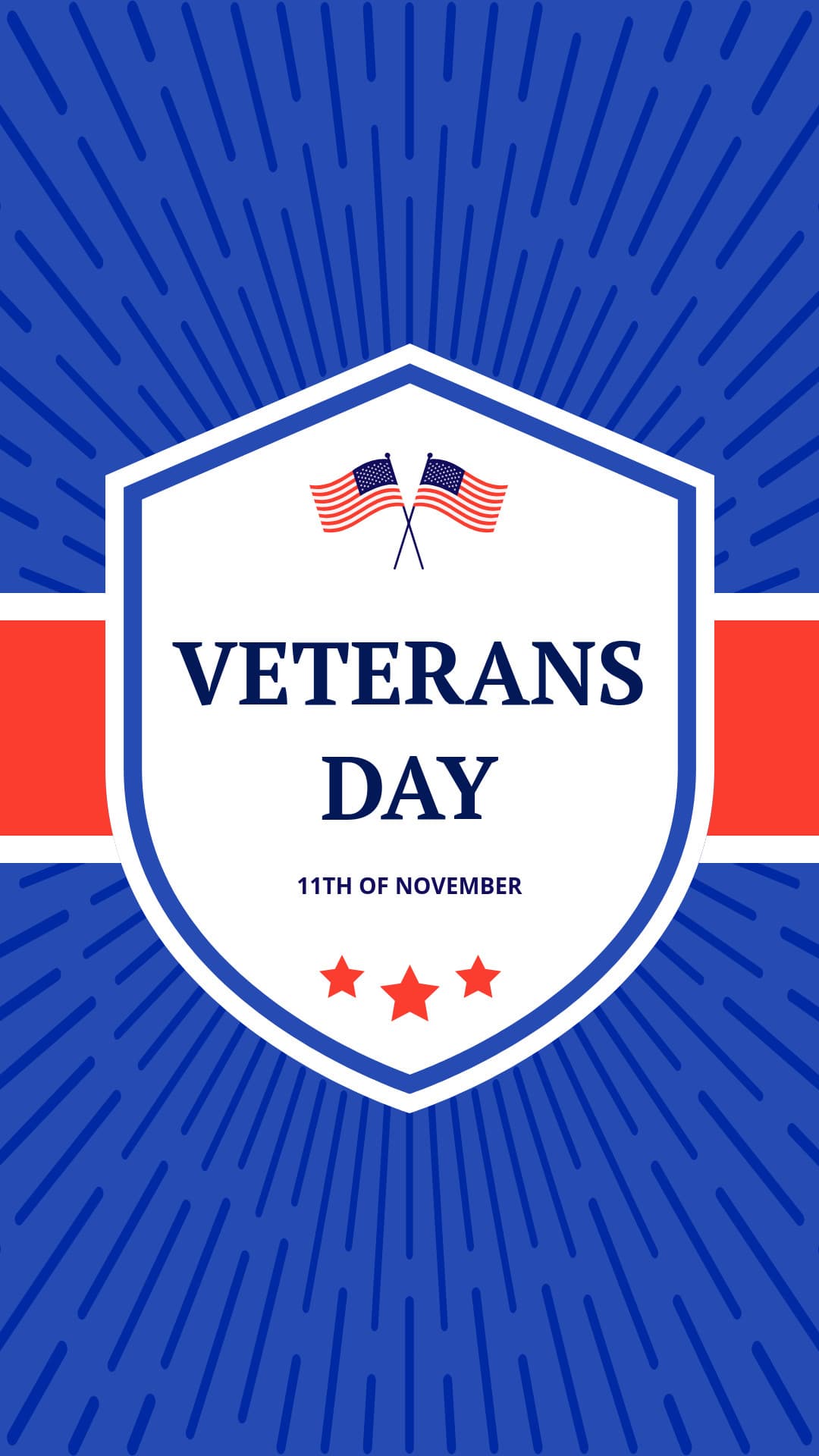 11th of November Veterans Day Shield-1080x1920px-Story