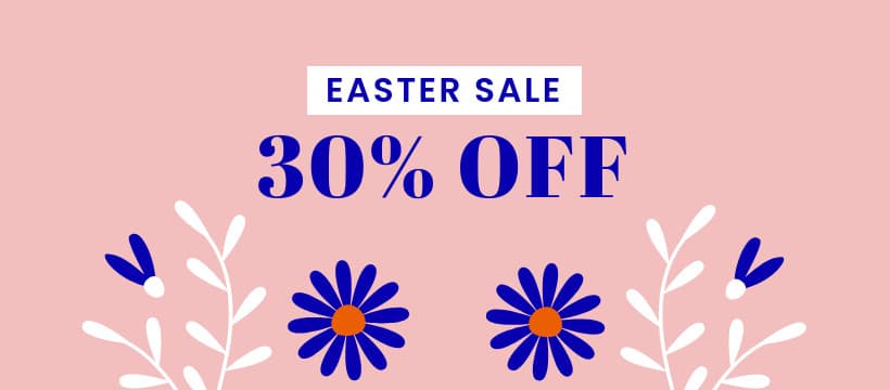 Easter Sale Blue Flower Illustration-820x360px-FacebookCover