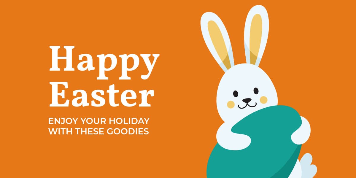 Happy Easter with Holiday Goodies-1200x600px-TwitterImagePost