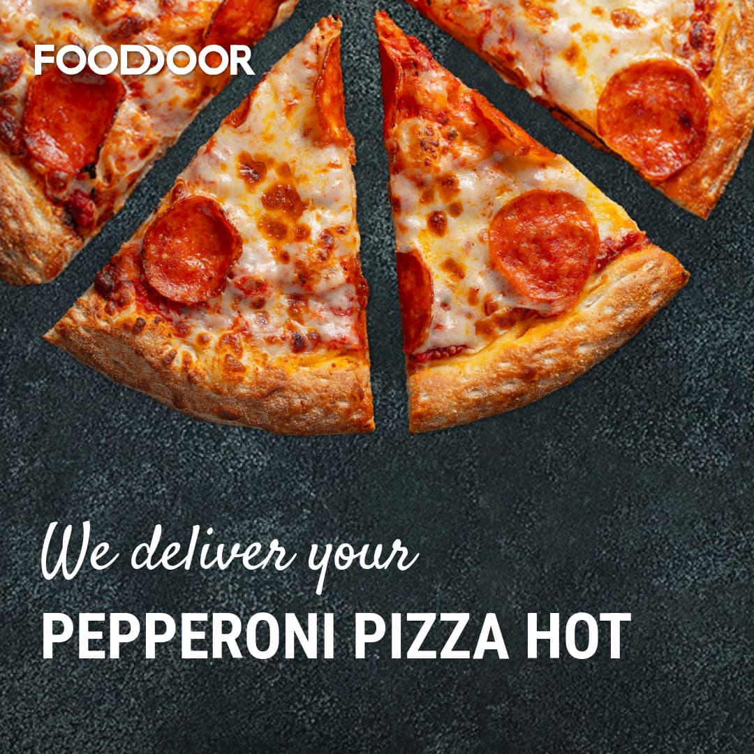 Pepperoni Pizza Delivery FoodDoor Animated-1080x1080px-InstagramPost