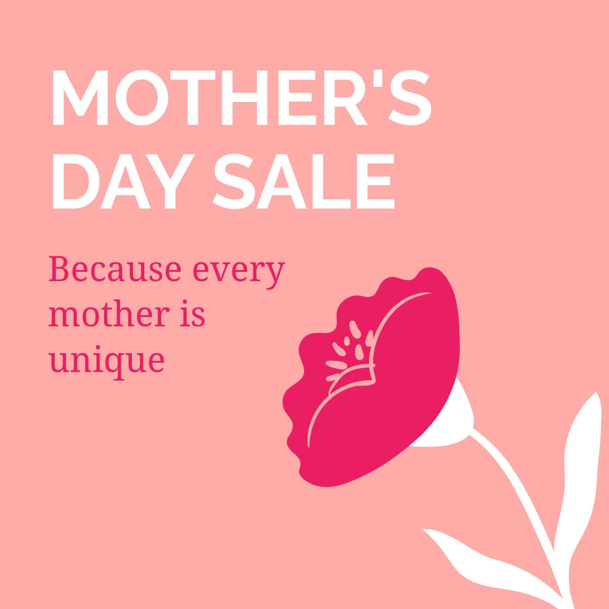 Mother's Day Unique Sale-1200x1200px-FacebookSquarePost
