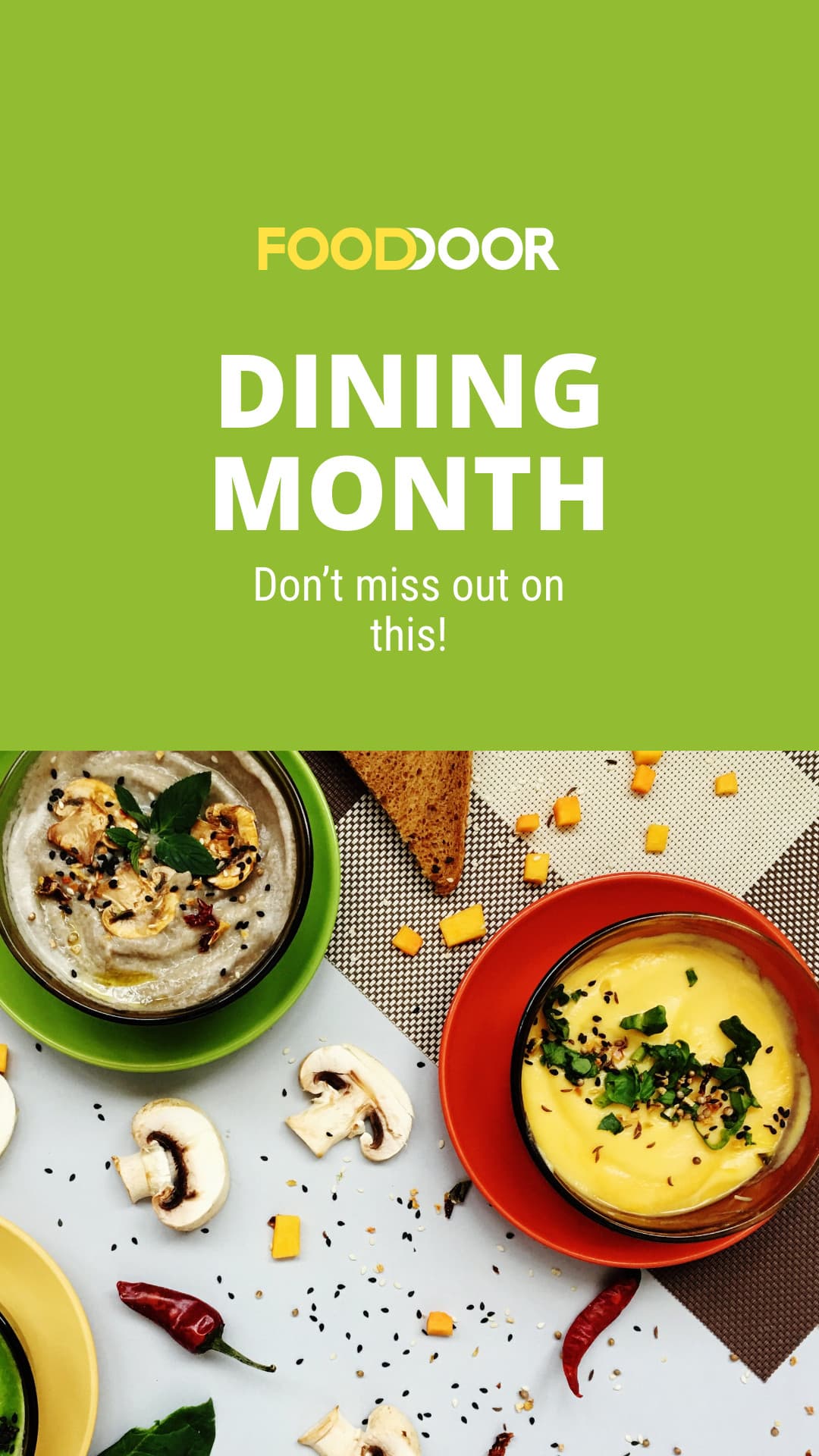 FoodDoor Dining Month Offer Animated-1080x1920px-Story
