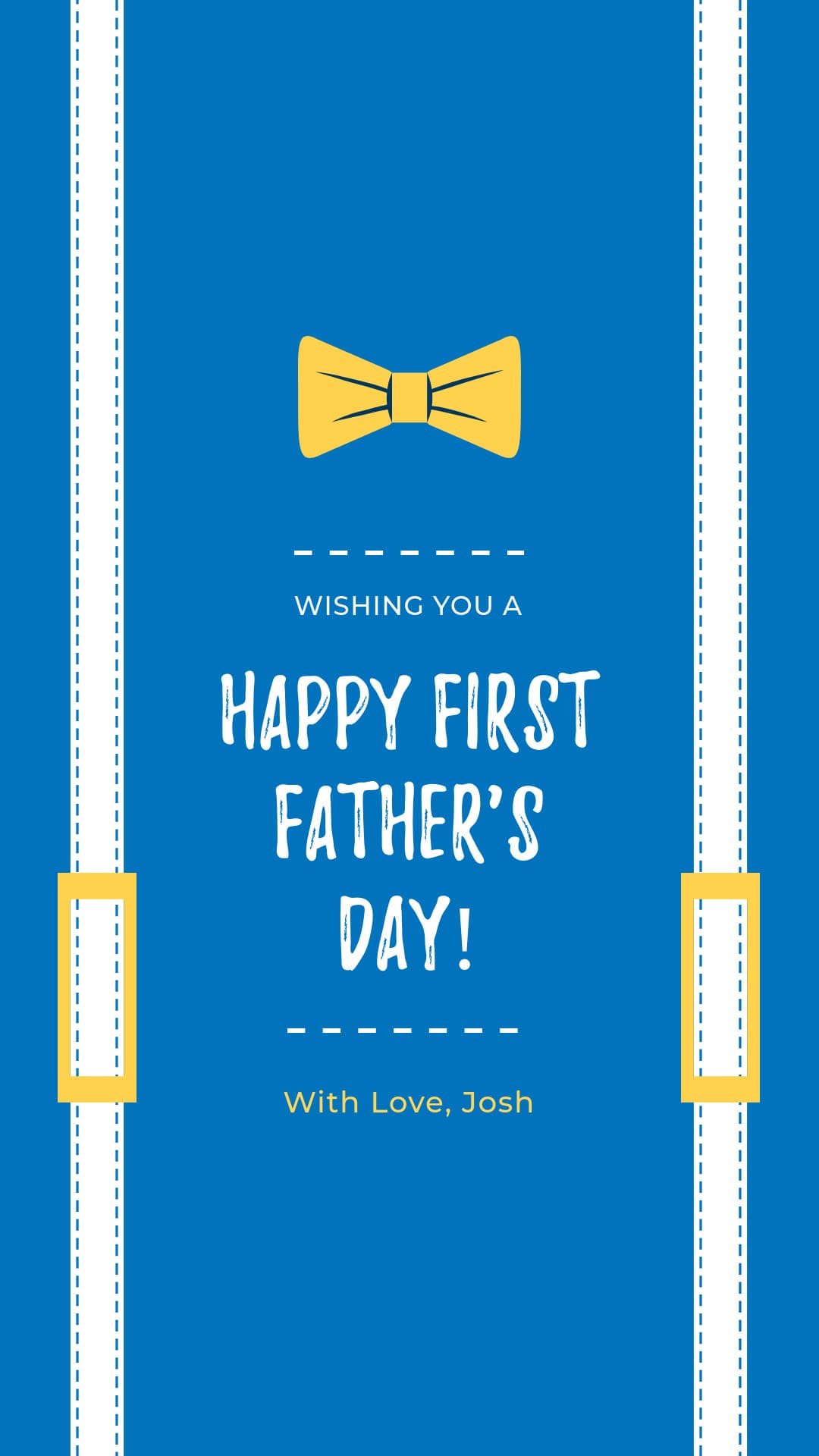 Bow Tie First Father's Day-1080x1920px-Story