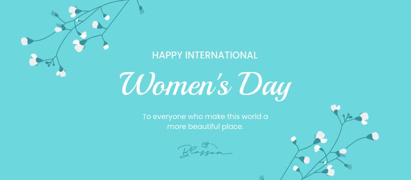Teal Blossom Women`s Day-820x360px-FacebookCover