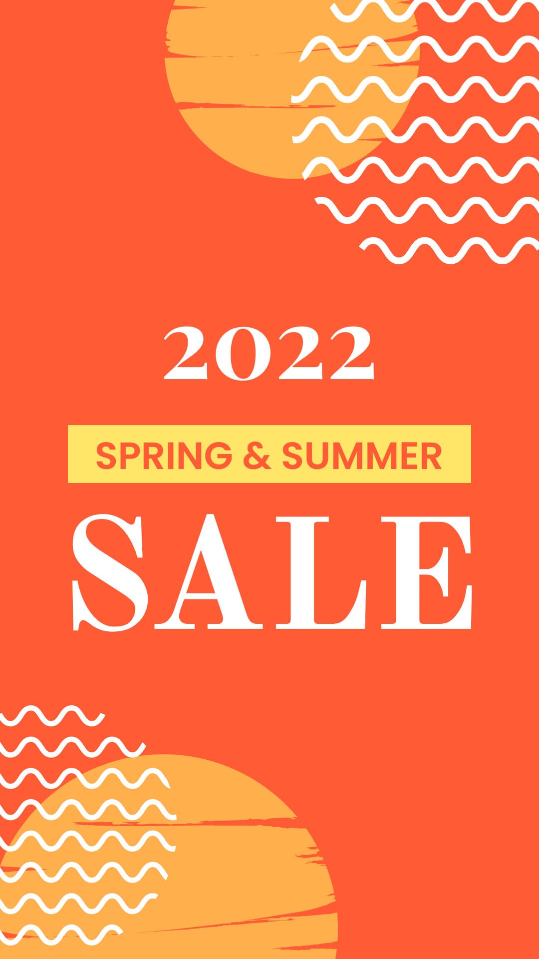 Orange Spring & Summer Sale-1080x1920px-Story
