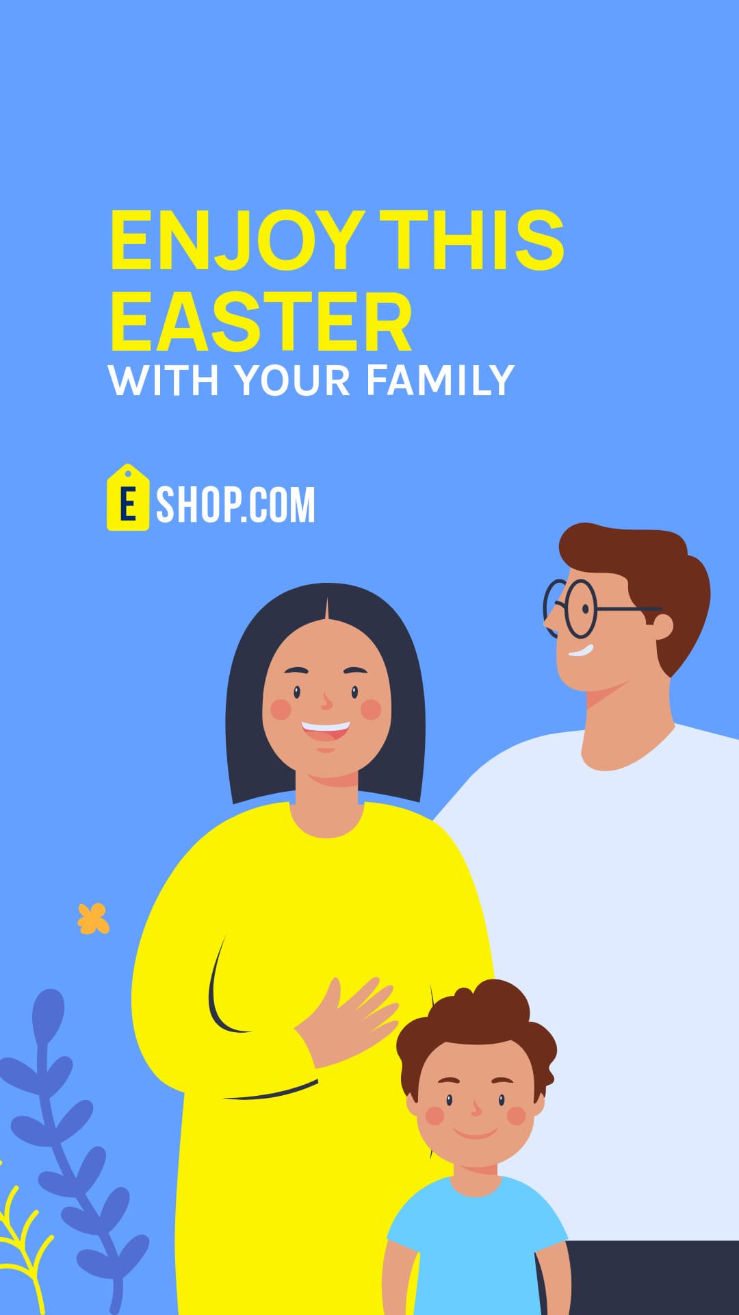 Enjoy Easter with Family Easter-1080x1920px-Story