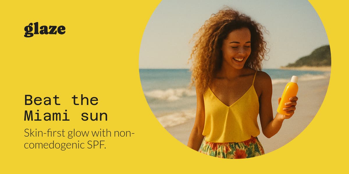 Glaze Miami Sun Protection Beauty Products Animated-728x90px-Leaderboard-1200x600px-XImagePost