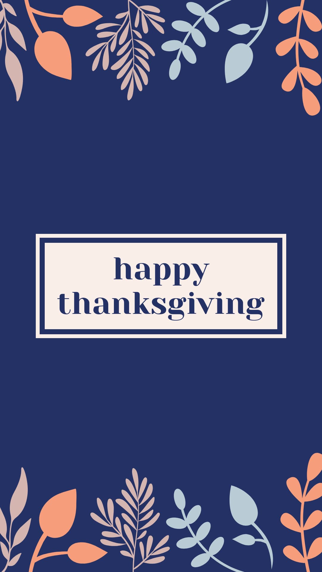 Blue Autumn Leaves Thanksgiving-1080x1920px-Story