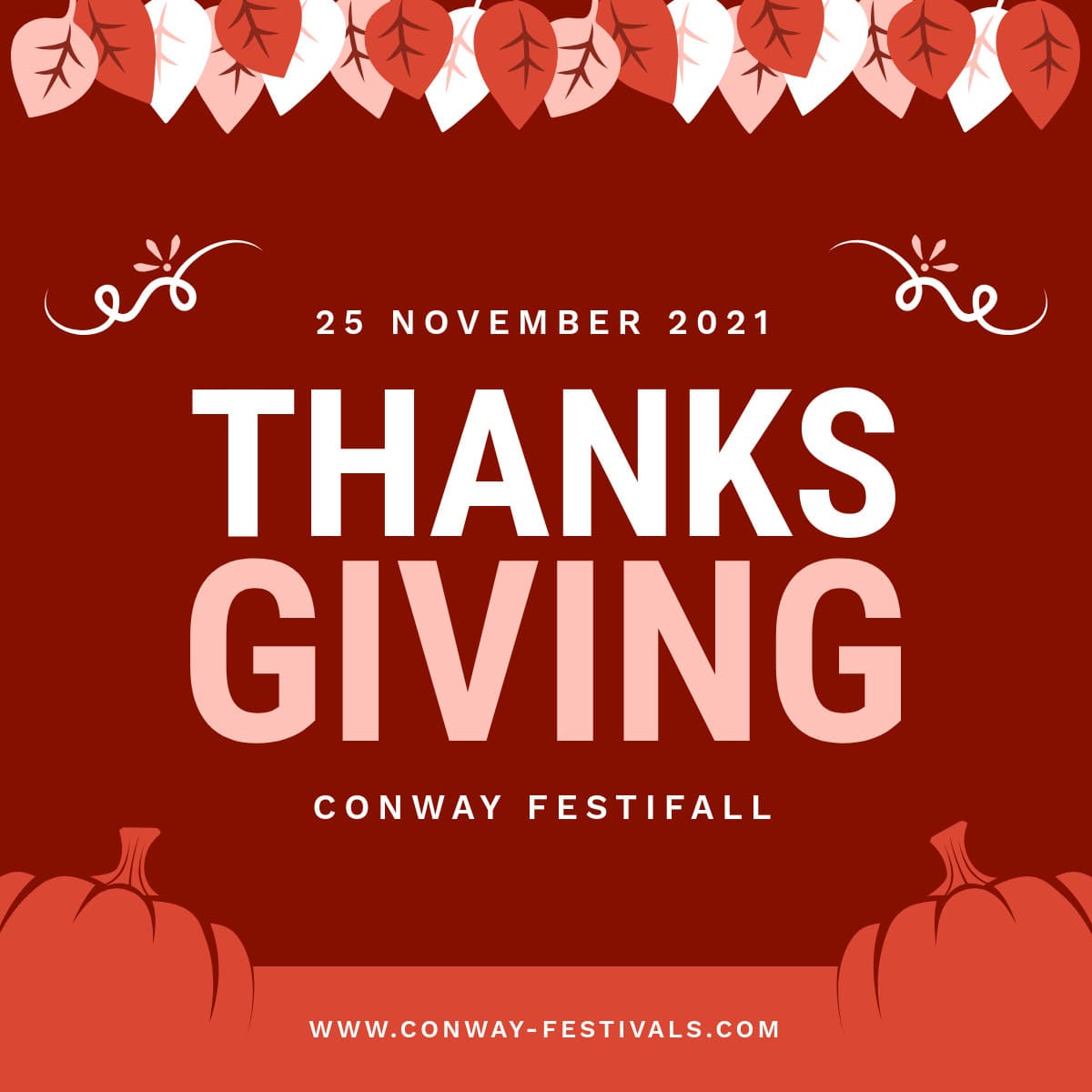 Thanksgiving Conway FestiFall-1200x1200px-FacebookSquarePost