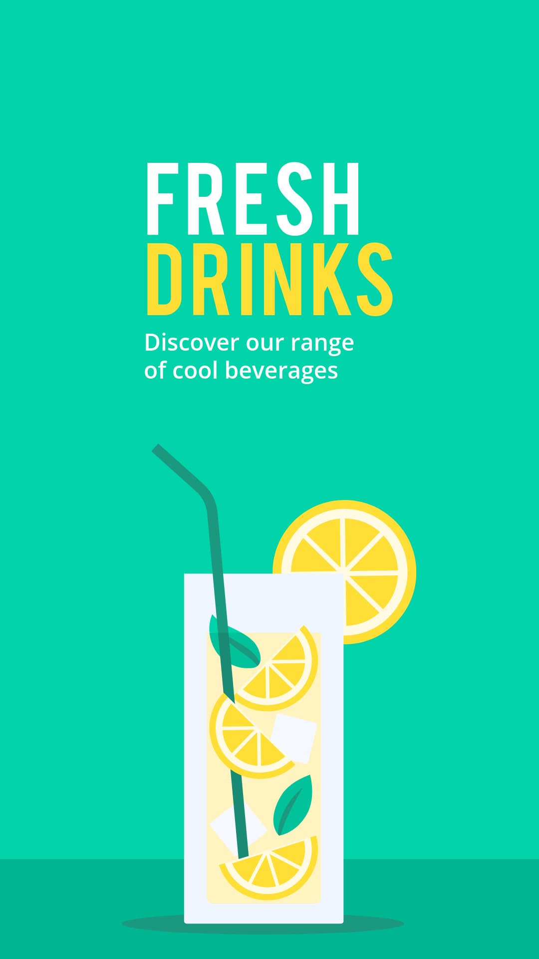 Discover Our Fresh Drinks-1080x1920px-Story