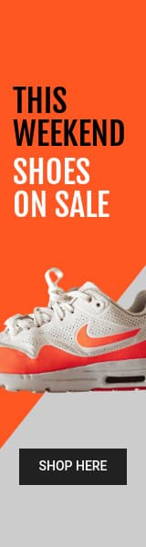Orange Shoes on Sale This Weekend Animated-160x600px-WideSkyscraper
