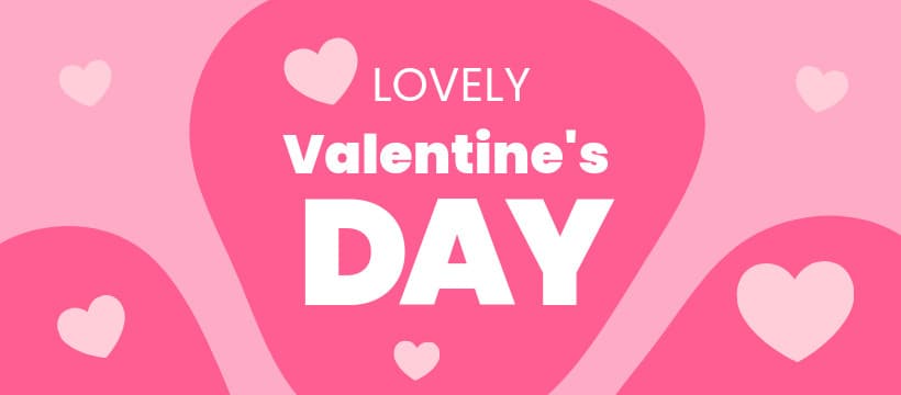 Lovely Valentine's Day Pink Bubble-820x360px-FacebookCover
