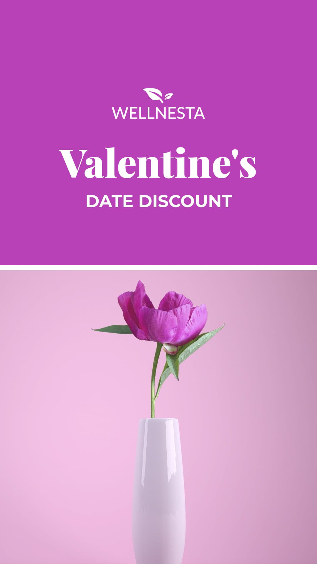 Valentine's Day Purple Date Discount Animated-1080x1920px-Story