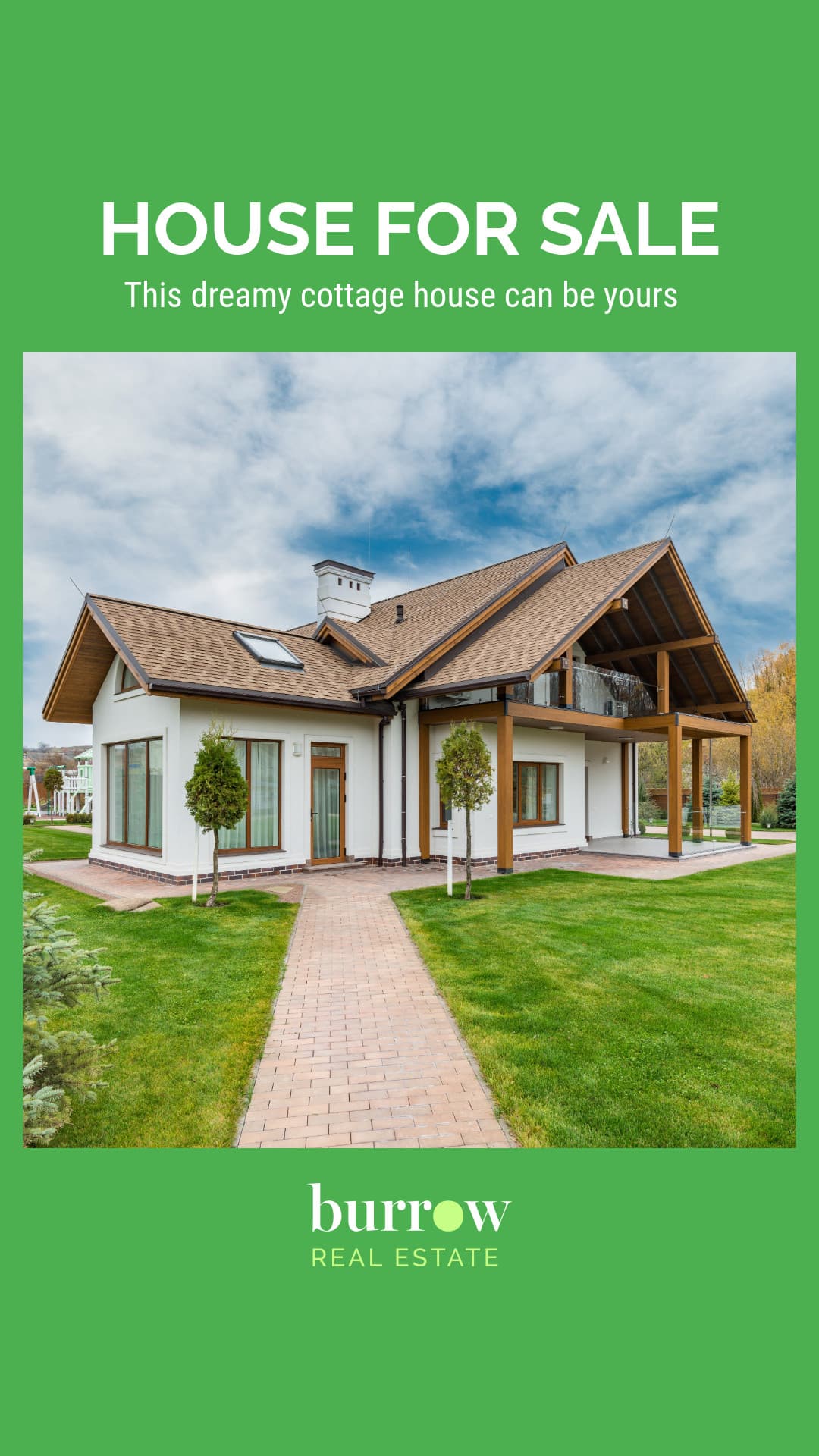 Green Dreamy Cottage House Animated-1080x1920px-Story