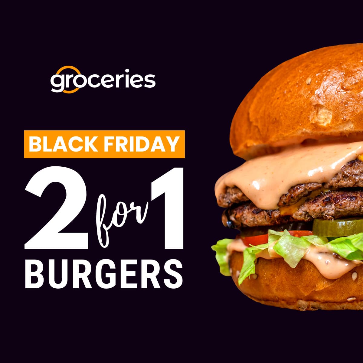Black Friday 2 for 1 Burgers Animated-1200x1200px-FacebookSquarePost