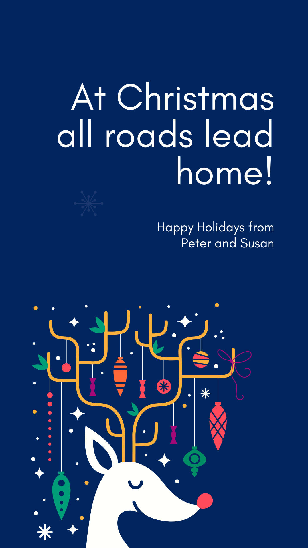 Christmas Reindeer Road-1080x1920px-Story