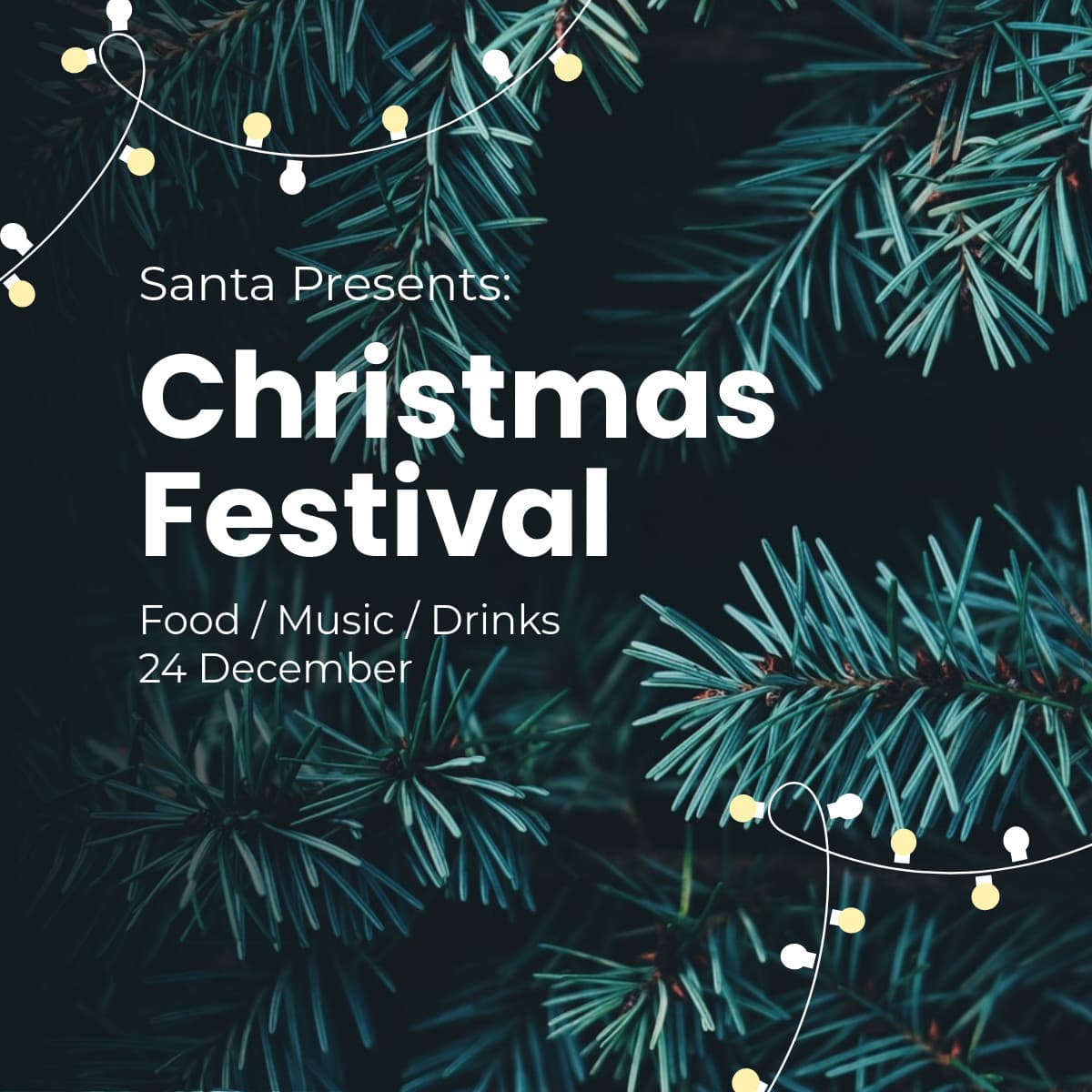 Santa Presents Christmas Festival Animated-1200x1200px-FacebookSquarePost