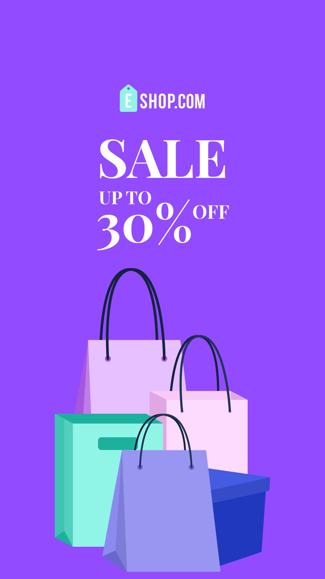 Eshop Sale Shopping Bags-1080x1920px-Story