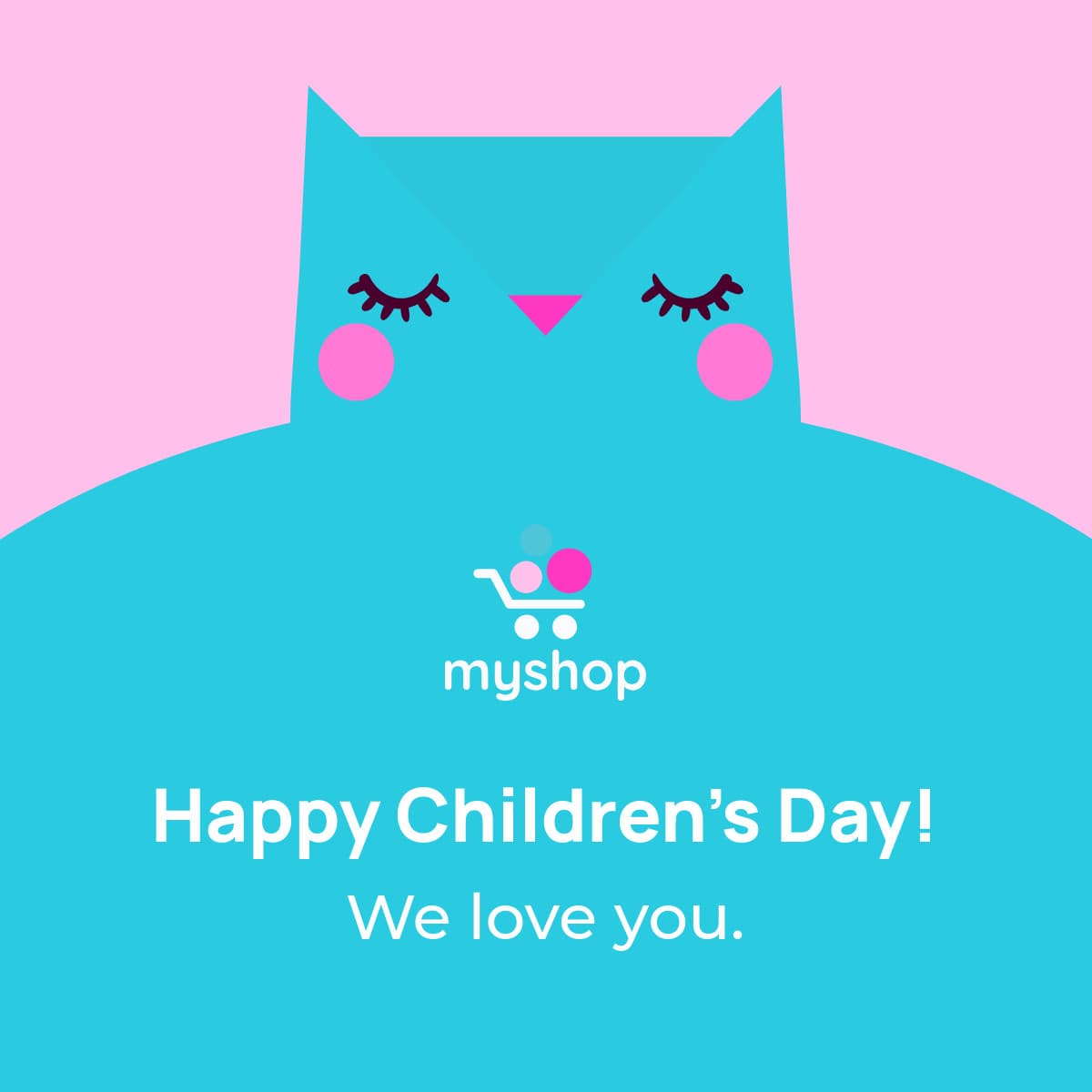 Happy Children's Day Blue Owl-1200x1200px-FacebookSquarePost