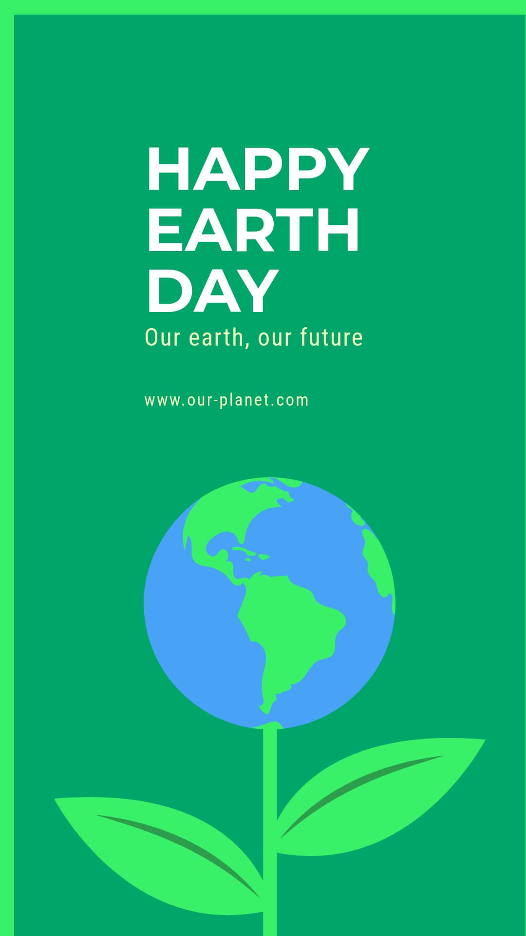 Happy Earth Day for Our Future-1080x1920px-Story