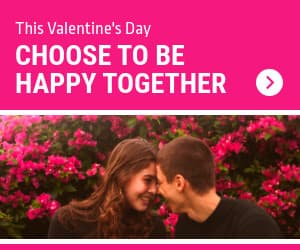 Pink Valentine's Day Happy Together Animated-300x250px-MediumRectangle