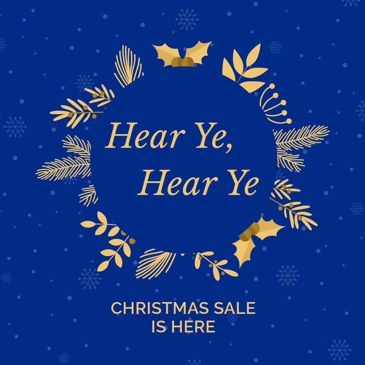 Hear Ye Blue Christmas Sale-1200x1200px-FacebookSquarePost