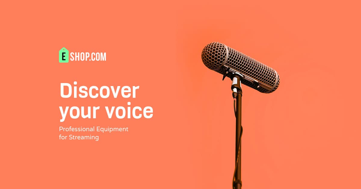 Discover Your Voice Streaming Equipment Animated-1200x628px-FacebookSponsoredMessage