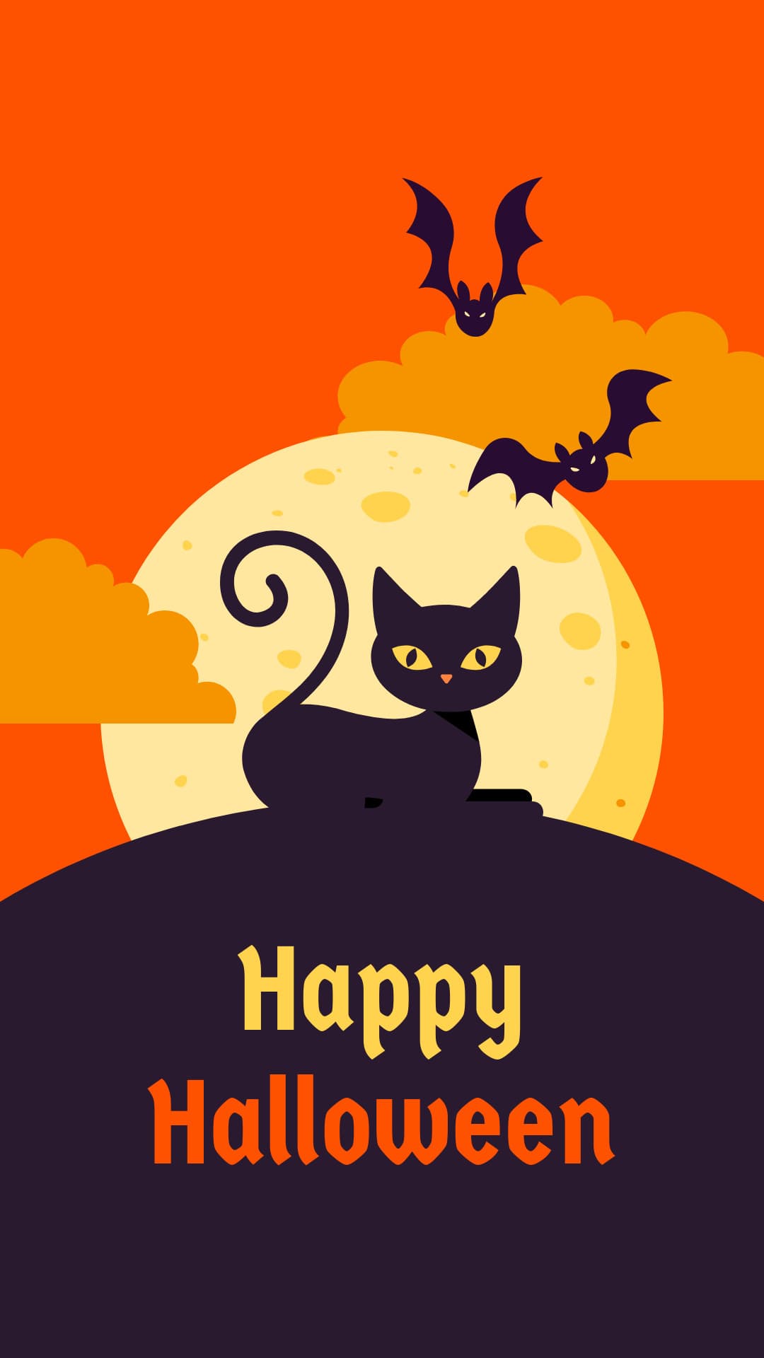 Happy Halloween Black Cat-1080x1920px-Story