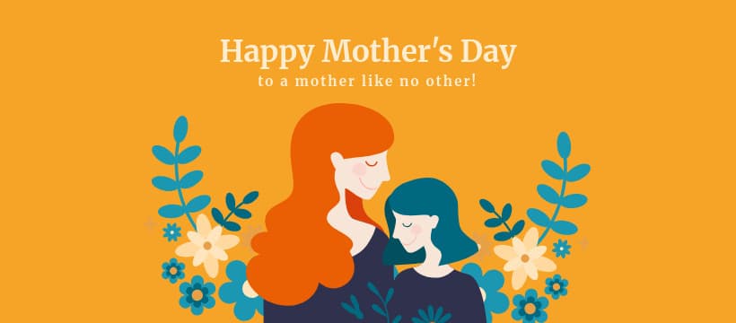 Colorful Happy Mother's Day Illustration-820x360px-FacebookCover