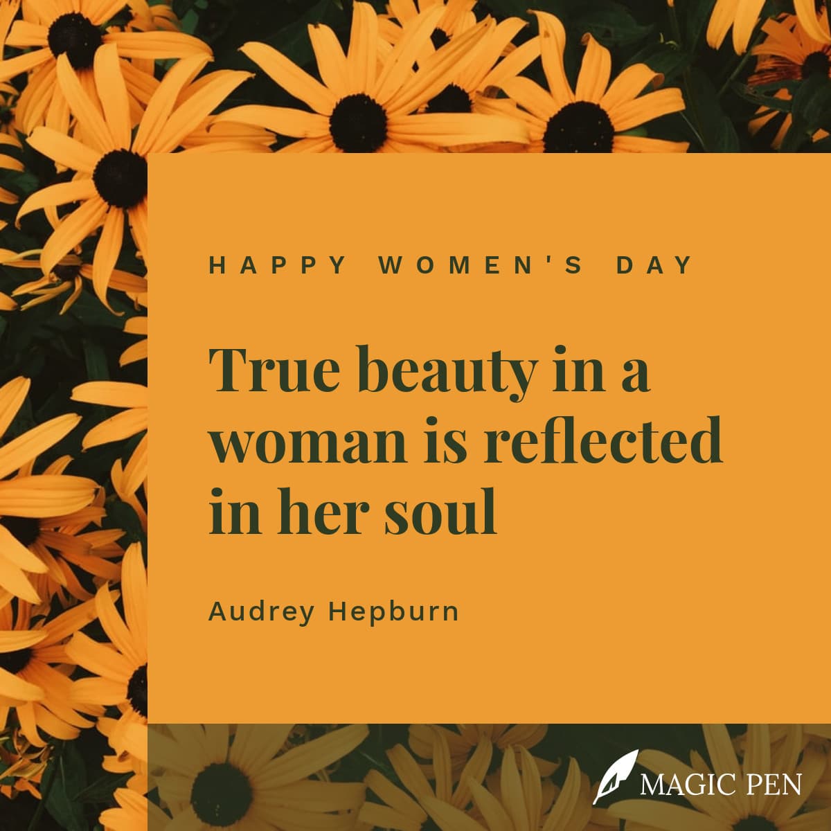 Audrey Hepburn Women's Day Quote-1200x1200px-FacebookSquarePost