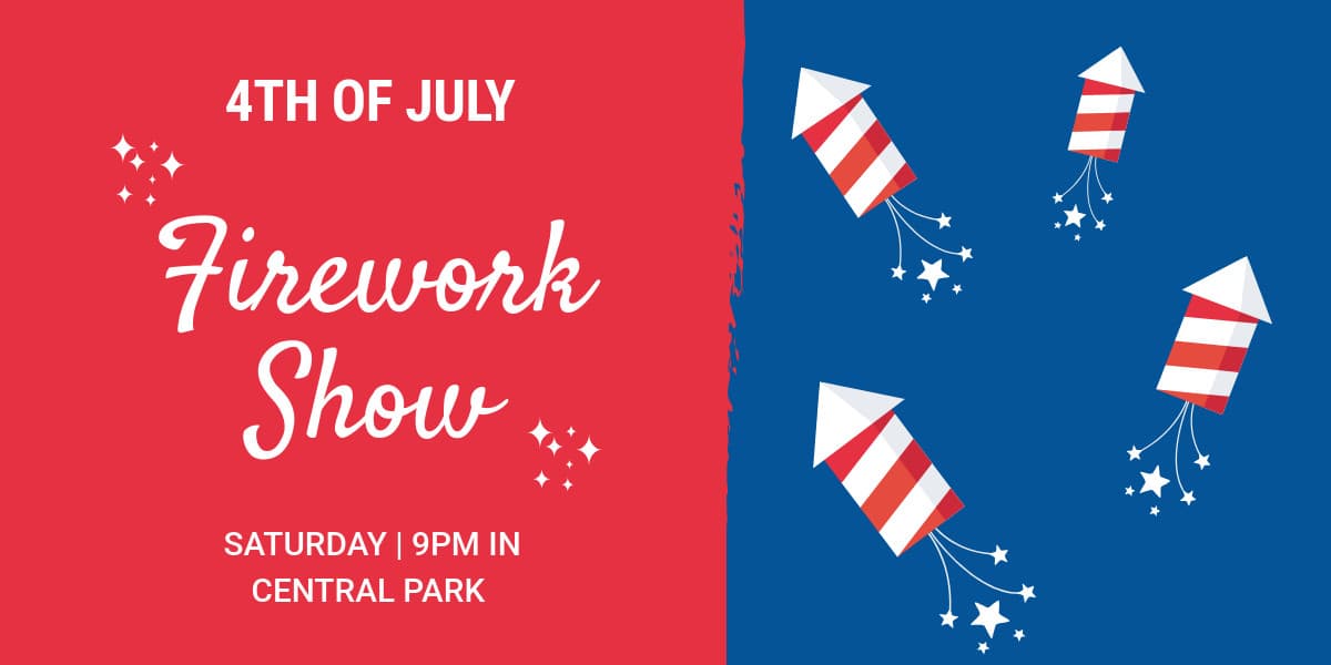 4th of July Firework Show-1200x600px-TwitterImagePost