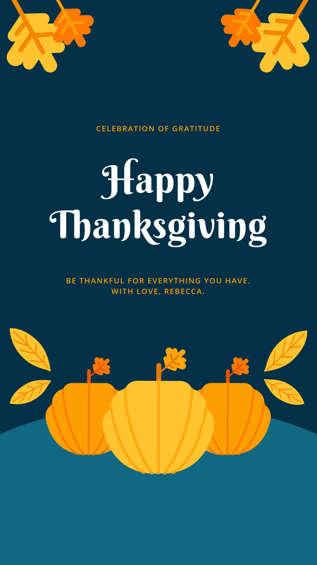 Thankful Thanksgiving Pumpkin-1080x1920px-Story